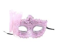 Kelandoom Masque De Femmes Vénitiennes Masques Bal Masqué Venise Femme Homme Antique Mascaras Media Cara Máscara Mascarade Carnaval Pour Mardi Gras Halloween Costume Party(Rose)