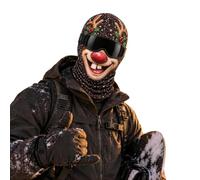 Kelandoom Masque De Ski Cagoule Imprimé 3D Facial Respirant Balaclava Polyester Couverture Totale La Tête Cagoules Homme Intégrale pour Moto Snowboard Vélo Déguisement Halloween