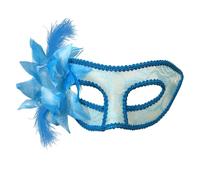 Kelandoom Masque Vénitien Couple Masqué Ou Fête Costumée Venise Homme Bandeau En Dentelle Pour Sexy Et Élégante De Mascarade Femme Carnaval Mardi Gras Halloween Costume Party(Bleu)