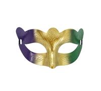 Kelandoom Masque Venitien Femme Élégant D'Oiseau Avec Plumes Venise Orange Vénitien Pour De Mascarade Fantôme L'Opéra Demi-Masque 1/2 Pièces Carnaval Fête À Thème Homme Et(Or)