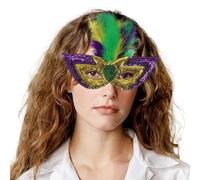 Kelandoom Masque Vénitien Homme Élégance Pour Bal Venise Noir Et Or Femmes Dame Sexy Demi Visag Mascarade Blanc Carnaval Mascarade/Fête De Mardi Gras/Bal Costumé Sexy/Mariage(GD3)