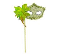 Kelandoom Masque Venitien Masqué Ou Fête Costumée Venise Homme Noir Maske Pour Sexy Mardi Gras Et Mascarade Carnaval Dentelle Halloween Cosplay Accessoires Maison Hantée Décor(Vert)