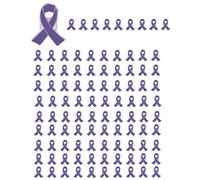 Kelandoom Octobre Rose Épingles À Ruban En Métal,Pin's Ensemble De 30 Broches Métal Accessoires Pour La Sensibilisation Au Cancer Du Sein Nourrice Femmes et Hommes (100PC violet-3,6X4CM)