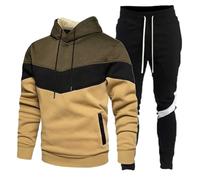 Kelandoom Pantalon Survetement Homme,Pantalon De Golf Homme Ensemble 2 Pieces Homme Casual Tee Shirt À Manches Longues Et Pantalons Chemise Homme Manches Longues Blanche Pantalon Jogging Homme