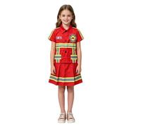 Kelandoom Pompier Deguisement Enfant Chef des Pompiers Cosplay avec Accessoires Halloween Carnaval L'Éducation Jeu De Rôle Costume 4 Ans Francais 3 Déguisements pour Enfants