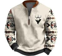 Kelandoom Pull À Manches Longues pour Homme Chemises Pulls Sweat Polo en Coton Le Travail Sport Et Les Loisirs - All Blacks Sweatshirts