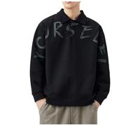 Kelandoom Pull À Manches Longues pour Homme en Taille Plus Pull Marin À Rayures Sweat À Col Rond Disponible en Grandes Tailles du M Au 5XL Pull Homme XS Sweat Moto Homme Homologué Pulls Homme