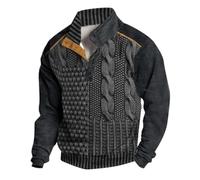 Kelandoom Pull Homme Pull en Maille Col en V Sweat À Col Rond Top Automne Hiver Couleur Unie Chaude Pull Jacquard Homme Sweat Homme Element Pulls Homme Pulls, Gilets et Sweats Homme