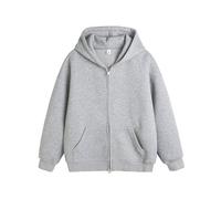 Kelandoom Pull-Over Regular Fit Homme Sweatshirt Classique Sweat Zippé À Capuche sans Manche Hommes Rival Fleece Raglan Manches Soft Pull Veste Mi Saison avec XXXL Blend (Grey,XL)