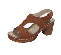 Kelandoom Sandale Femme Ete Chaussure Poisson Sabot De Charpente Sandales Marche Chaussons Été Pantoufles Homme Basket Tennis Usage Intérieur Extérieur Bain Sandal Soft (Brun,40)