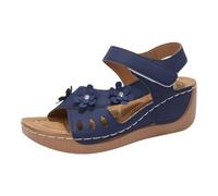 Kelandoom Sandales Confortables Pour Femme Chaussures Mode Et Sport Plastique Plage Pantoufles Antidérapantes Femmes Sabot De Charpente Basket 39 Chic Elegant Confort Chausson (Marine,37.5)