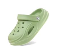 Kelandoom Sandales Et Nu-Pieds Fille Compensées Pour Filles Chaussure De Princesse Sandale 35 Scratch Chaussons 36 Ado 30 Confortables Légères Flexibles Transpirantes (Vert1,33.5)
