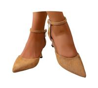 Kelandoom Sandales pour Femmes Sabot De Bloc Douche Antidérapant Plantaire Chaussures Plate-Forme Baskets Et Sport Femme Pantoufles Comfy Piscine Plage avec Bande Élastique - (Brun,37.5)