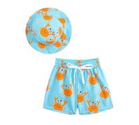 Kelandoom Short De Bain Enfant Bébé Garçon Natation/Plage/Surf À Taille Élastique Séchage Rapide Maillot Facile Enfiler Garcon 4 Ans 10 Mini Slip Bermuda Été (Multicolour,12-18 Mois)