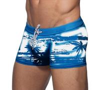 Kelandoom Short De Bain Homme Noir Caleçons Homme Le Slip Français Maillot De Bain Vintage Slip Boxer Homme Bermuda Coton Short Garçon Culotte Gaine Amincissante Ventre Plat
