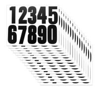 Kelav Chiffre Autocollant 15 Pièces, Chiffres Autocollants 0-9, Chiffre Boite Aux Lettres Exterieure, Chiffres Adhesifs, D'autocollants Numériques pour Boîte Aux Lettres, Panneaux de Maison