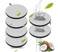 KELAV Filtrants à Eau pour Bouteilles, 6 Pièces Filtrants à eau Compatible Brita Fill Go, Filtres à eau Microdisc Réduit les PFAS Chlore Microparticules