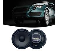 Kelawoly 2 Pièces Haut-Parleur Coaxial 6,5 Pouces Gamme Complète Haut-parleurs Audio de Voiture 600 W Crête en Plastique Construire Son Surround Stéréo Ajustement Universel pour Système de Musique