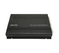 Kelawoly Amplificateur de Voiture 4 Canaux, 5200W Puissance de Crête | Sortie 120 W x 4 RMS, topologie de B, contrôle d\'amplification des basses, coque en aluminium métallisé, système