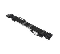 Kelawoly ARGB Extension Sleeved Cable, 18AWG 2x8P Tinned Copper | Conception à double source de lumière, mode de synchronisation de la carte mère, longueur de 300 mm, coque en PVC isolée,