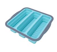 Kelawoly Bac de Congélation en Silicone avec Cadre en Acier et Lignes de | Silicone, Conception Anti Fuite, Empilable pour Congeler Soupes, Sauces et Glaçons, Compatible Lave Vaisselle