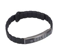 Kelawoly Bracelet connecté de Fitness, Étanche (Black) | Bluetooth 5.3 Appel Rapide, Bracelet Silicone Métal 16,5 G, Finesse 5,6 Mm, Prend en Charge la Natation, la Plongée et 5