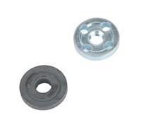 Kelawoly Bride de Meuleuse d'angle, Paire de Brides Intérieures et Extérieures en Métal 3 Cm OD 1 Cm ID pour Rotor de Moteur 9523, Composant de Fixation pour Réparation de Meuleuse, Entretien
