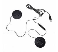 Kelawoly Casque Moto Filaire Kit Oreillette, Ecouteur ABS avec Cable 1.2M