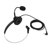 Kelawoly Casque Professionnel 2,5 Mm, H360-2,5 Monaural | Micro antibruit, haut-parleur 105 dB, construction ABS légère, bureau de service client du centre d\'appels