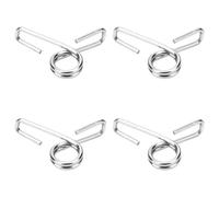 Kelawoly Clip Isolant de Ligne de Clôture électrique, Acier Inoxydable | Clip Métallique Antirouille, Installation par Pression sans Outil, Lot de 50, Idéal pour Enclos pour Animaux, Clôture pour