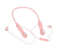 Kelawoly Écouteurs sans Fil Bluetooth 5.3 avec Oreilles de Chat Magnétiques avec Rétroéclairage RVB, Autonomie de 40 Heures, étanche IPX5 pour la Course à Pied, L'entraînement (Pink)