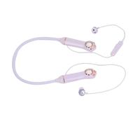 Kelawoly Écouteurs sans Fil Bluetooth 5.3 avec Oreilles de Chat Magnétiques avec Rétroéclairage RVB, Autonomie de 40 Heures, étanche IPX5 pour la Course à Pied, L'entraînement (Purple)