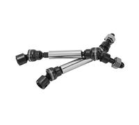 Kelawoly Ensemble D'arbres de Transmission Avant et Arrière en Acier, Alliage D'aluminium Réglable Antirouille Résistant à l'usure pour Voiture RC 1/10 3S Senton Big Rock (Gris Argent)