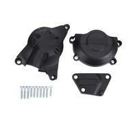 Kelawoly Ensemble de 3 Couvercles de Carter de Moteur de Moto en Nylon Noir Haute Résistance, Remplacement pour YZF R6 2006-2025, Protection de Moteur (Black)