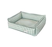 Kelawoly Lit pour Chien Lavable, Lit Rectangulaire Confortable et Respirant pour Animaux de Compagnie avec Housse Amovible et Fond Antidérapant, (75x60cm / 29,53x23,62 Pouces (pour Les Animaux de)