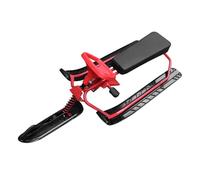 Kelawoly Luge Snow Racer, Matériau HDPE, Double Freins et Volant, 47,2 X 19,7 X 15 pour Les Enfants et Les Adolescents.