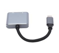 Kelawoly Lunettes USB C vers AR et Adaptateur de Charge, Hub Double Port 4K 60 Hz avec Charge Rapide PD 100 W pour Smartphones XREAL Air 2 RayNeo Air 2s Pro Switch Steam De