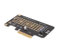Kelawoly M.2 vers PCIe 3.0 Riser Card, Full Height Bezel Adaptateur NVMe | Modèle PH41 X4, interface 32 Gbps 4x Lane, évents de dissipation thermique, mise à niveau du PC de bureau pour SSD NVMe