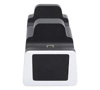 Kelawoly Manette Chargeur Support, Double Chargeur avec Indicateur LED | Entrée Type-C 5V 2A, sortie 2x5V 1A, indicateurs de charge rouge et bleu, conception ABS compacte, pour le stockage du