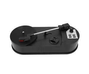 Kelawoly Mini Platine Vinyle USB, Convertisseur MP3 pour Salon | Numérisation USB directe sans PC, Double alimentation nomade, Sortie stéréo 3,5 mm