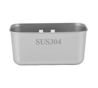 Kelawoly Passeoire D'évier Suspendue, Acier Inoxydable 304 de qualité | Corbeille à déchets de vidange de cuisine, lavage des légumes 7,3x3,8x3,5 pouces, trous de fond filtrant les restes