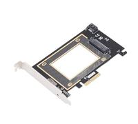Kelawoly PCIE3.0 X4 vers U.2 SFF 8639 Carte Adaptatrice, 32Gbps | Extension d\'interface PCB, pour SSD NVMe 2,5 pouces, mise à niveau du stockage du serveur, extension du PC de bureau,