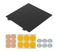 Kelawoly PEI Steel Plate 220mm, Dual Texture Magnetic | de construction flexible en acier à ressort, compatible PLA ABS PETG TPU, foyer d\'imprimante 3D, retrait facile