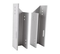 Kelawoly Plaque de Fixation Fixe pour Moteur Hors-bord, Déport 4 Po | Alliage D’aluminium extrudé Solide de 10 Mm, Plage de Réglage Verticale de 5,5 Po, Résistant à la Rouille pour Usage Marin,