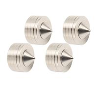 Kelawoly Pointe D'isolation pour Enceinte, Hauteur Réglable 40mm | Construction en acier inoxydable, capacité de charge de 660 lb, découple le retour de vibration, configuration du plateau