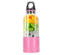 Kelawoly Presse-agrumes électrique Portable Rechargeable par USB, 500 Ml, en Acier Inoxydable ABS 304 de qualité Alimentaire, 2600 MAh, pour Shakes, Purée de Jus, à la Maison, au Bureau, en Voyage