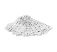 Kelawoly Règle de Centrage Transparente PVC, Outil D'alignement pour
