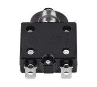 Kelawoly Réinitialisation Manuelle du Disjoncteur 30A, Interrupteur Thermique en Métal Plastique, Protecteur de surintensité pour les Applications Automobiles et Marines (8A)