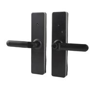 Kelawoly Serrure de Porte Intelligente avec Poignée, Entrée par Empreinte e mot de passe de carte IC à empreintes digitales, 50 empreintes digitales, 110 Codes 110 cartes, Construction en