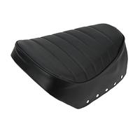 Kelawoly Siège de Moto en Cuir PU ABS Mousse Acier Coussin de Siège de Remplacement Noir Gros pour Monkey Z50 Z50J avec Trous d'aération Surface Antidérapante pour la Conduite Quotidienne